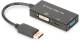 DIGITUS DisplayPort converter cable DP->HDMI+DVI+VGA 0.2m