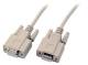 Cable serial DB9pol=>DB9pol Bu/Bu 1.8m