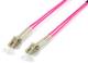 Equip 255515 Patchkabel LC->LC 5,00 m Multimode Duplex OM4 violett Polybeutel