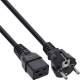 InLine® Netzkabel 16A, Schutzkontakt gerade/Kaltgerätestecker IEC320/C19, 2m