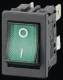 Bachmann 924.186 rocker switch series 3634 off switch 2-pole black/green
