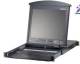Aten KL1508AN-AXA-GG KVM/TFT 8-fach, 48,3 cm ( 19 inch ) 1HE, inkl. KVM/TFT 48,3 cm ( 19 inch ), Deutsch, Schwarz, HDMI/VGA/USB/PS_2/RJ45