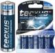 Tecxus Alkaline maximum LR6/AA (Mignon) Batterie, 4 Stk. im Blister – Alkali-Mangan Batterie (Alkaline), 1,5 V