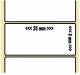 OEM-Factory Etiketten - Transfer 25 x 8mm, permanent, K76