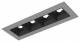 Lts Licht und Leuchten 665581 LTS CHOCM-R 140.830.80.02/ si ChocLED Medium recessed light 9W 830 840LM