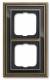 Busch Jaeger 2CKA001754A4659 BJ 1722-845 cover frame, MS antique anthracite, Busch-dynasty frame