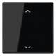 Jung LS990PSW rocker with up/down symbols for button BA 1f black