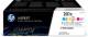 HP 201X 3-pack color tri-color LaserJet toner cartridge