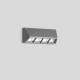 BEGA Gantenbrink 22174AK3 Wandleuchte silber 3000K