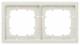 Siemens DELTA style Rahmen 5TG1322-1 2-fach 82x82mm platin-metallic