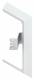 Niedax DAWRR 170 C GK wall rosette right 218x80mm powder-coated.