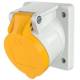 Mennekes 858 16A 3P 4H 110V mounting socket IP44
