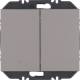 Berker 24127033 Friends of Hue Tasten 2fach, K.5, alu lack