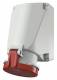 Mennekes 21253A 63A5P 6H400V Wanddose IP44 HW/VN