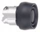 Schneider Electric ZB4BP2S pushbutton flat, black silicone cap groping chrome