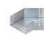 Niedax RBA110.600F RBA 110.600 F bend 45° for KR 110x602 mm with unperforated side rails steel