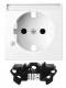 Merten MEG2333-0325 expansion set Ko. for socket active white glossy System M