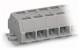WAGO 261-203 4-conductor terminal strip, 0,08-2,5qmm gray
