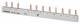 Siemens Stiftsammelschiene 10qmm 5ST3624 3-phasig 1FI 4P N rechts + 8LS 1P