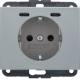 Berker 48157003 Steckdose SCHUKO/USB CC 20W PD Kx alu mt