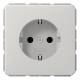 Jung CD1520BFKILG SCHUKO socket shatterproof light gray