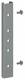 Hager FZ7801 cable clamp rail for base univers 300mm long
