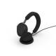 GN Audio 37599-989-989 JABRA Evolve3 75 UC, Link390a, Black, WLC Chrg, Stereo