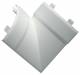 HAGER EK4004059016 TEH Flat angle cut corner channel EK 40x40mm traffic white