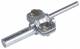 Dehn + Soehne 459010 Dehn release clamp St / tZn , round wire 16/8-10 mm without intermediate plate