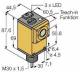 Turck Q45UBB63DA W/30 ultrasonic sensor, reflection sensor 3044131