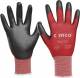 Cimco 141237 Skinny Touch size 9/L grey/red work gloves