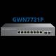 Grandstream GWN7721P 8-Port Gigabit PoE+ SFP+ L2 Switch, Layer 2 Lite Cloud Managed Switch, 8x 2.5GbE RJ45, 2x 10G SFP+, PoE/PoE+