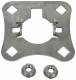 Dehn + Soehne 819288 Dehn AP SR D50 4AE HVI V2A connection plate NIRO for support tubes D50m