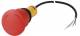 Moeller 185156 EATON C22-PVT45P-K02-P65 EMERGENCY STOP button palm 45mm turning 4p 3.5m 