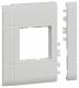 Hager GR1200B7035 frame panel modular BRH/A/S ZS 50mm OT120mm hfr light grey