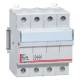 Legrand 005848 Sicherungstrenner 3polig mitschaltend, Neutralleiter für Zylinder 10x38 mm
