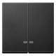 Merten MEG3420-0414 double rocker m.Ko.-, windows anthracite System M