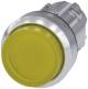 Siemens 3SU10510BB300AA0 illuminated pushbutton 22 mm round yellow pushbutton