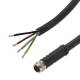 LED2Work 200100-14 Sensorkabel 4p PUR 5m M12 Buchse/offene Enden S-kod. 220-240VAC