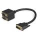 StarTech.com DVI-D to 2x DVI-D Digital Video Splitter Cable - video splitter - DVI - 30.5 cm