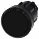 Siemens 3SU10000AA100AA0 pushbutton, 22mm round black pushbutton