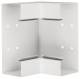 Hager BRS852104B9010 Inner corner basic profile BRS 85x210 OT 120 pure white