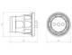 Kaiser 1227-55A23 concrete construction plate large box 115 2-piece