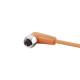 Ifm Electronic EVT387 IFM Kabeldose abgewinkelt M12 5-p silikonfrei, Kontakte vergoldet