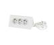 Legrand 694810 Tablet 3fach Steckdosenleiste 2USB 1,5m Weiß