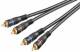 Goobay 60795 Cinch-Verbindungskabel - 2x Cinch-Stecker > 2x Cinch-Stecker