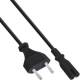 InLine power cable power plug to Euro