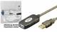Goobay 95439 Active USB 2.0 extension cable - with integrated amplifier for lossless signal transmission
