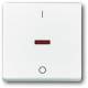 Busch Jaeger 2CKA001751A2750 BJ Rocker with red cap 1788-84, solo davos / studio white m.Aufdruck