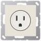 Jung A521-15 Socket 15A 125VAC, NEMA AS / A / A plus / A ceation white